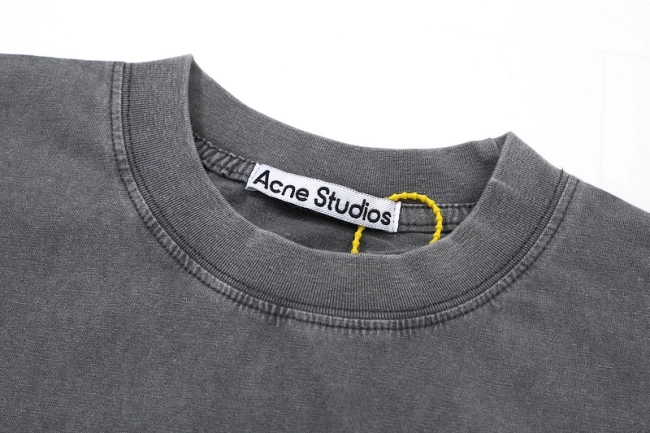 Acne Studios Faded Logo Short Sleeve T-shirt