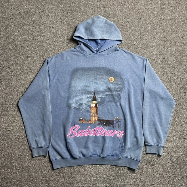 Saint Michael Denim Tears Hoodie