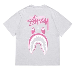 BAPE × stussy ILL COLLABORATION Shark T-shirt