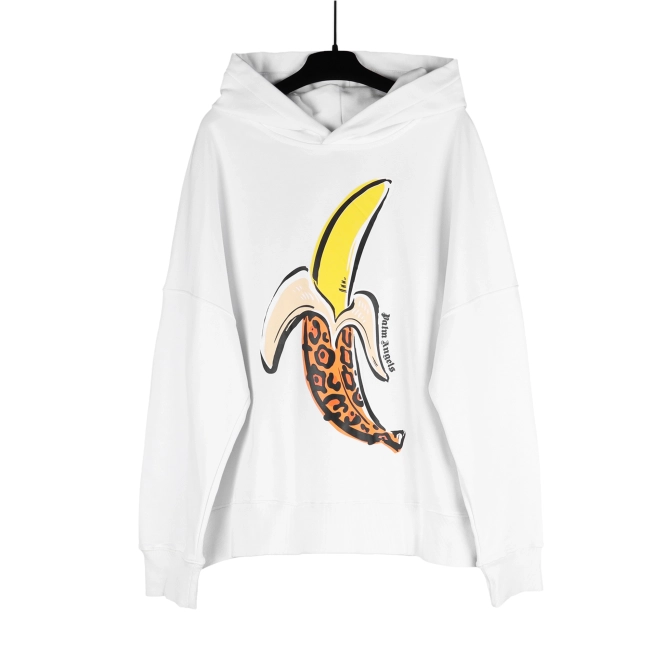 Palm Angels banana-print cotton Hoodie