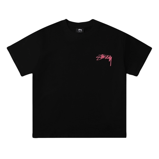 Stüssy Classic Black 8 Print Tee