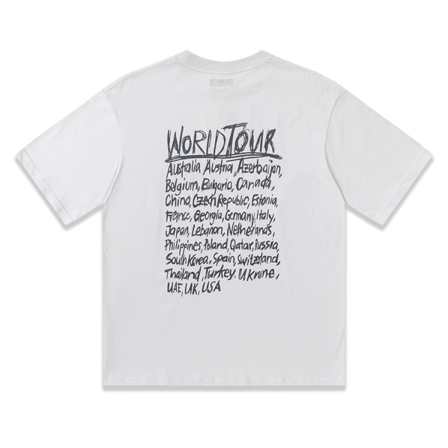 Vetements Tour Graffiti Short Sleeve