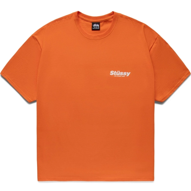 Stussy Rabbit Hole T-Shirt Coral