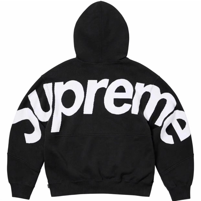 Supreme Big Logo-jacquard hoodie