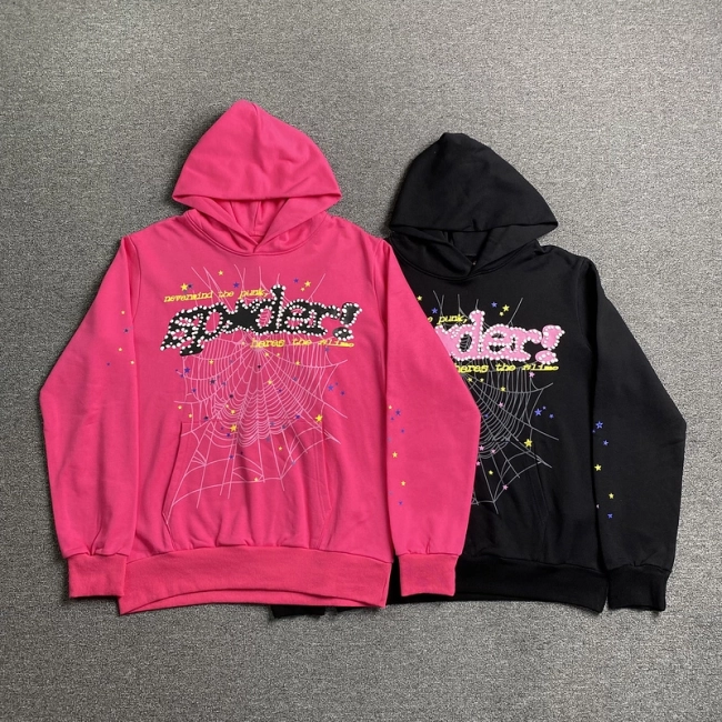 Sp5der Pink V2 Hoodie