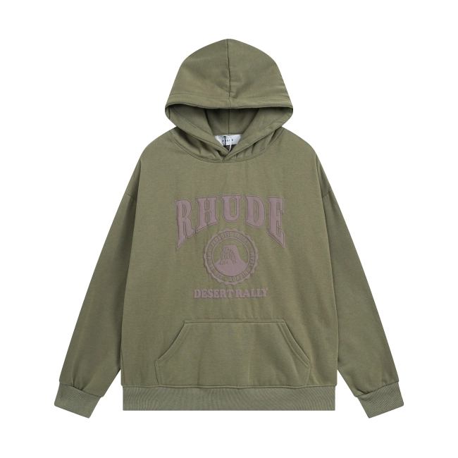 Rhude CROPPED DESERT VALLEY HOODIE